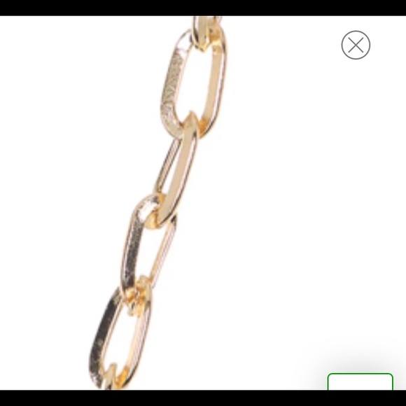 Area Stars Gold Tone Cross Padlock Pendant Necklace - Picture 4 of 8